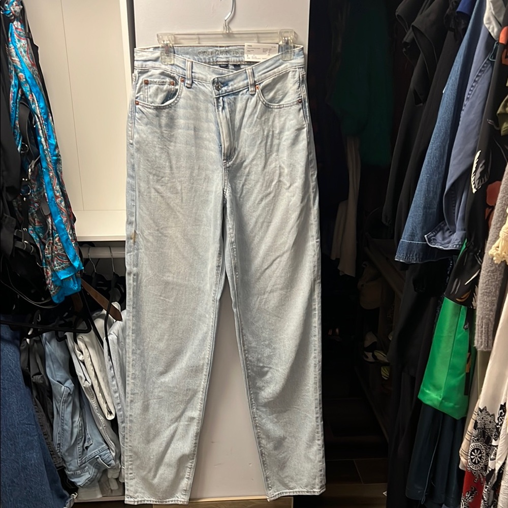 Classic Light Wash Denim Jeans
